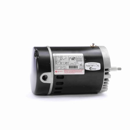 The Pool Supply Shop 0.75 HP C Face Threaded Shaft Pool Pump Motor, 1 SF