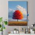 thumbnail image 4 of Colorful Autumn Tree Canvas Wall Art，Nature Decor for Living Room Bedroom Office Study, 4 of 8
