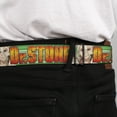 thumbnail image 4 of Dr. Stone Belt, Seatbelt Buckle Belt, Dr Stone Title Logo and Suika Face Close Up Greens, Youth 22 to 32 Inches, 4 of 9