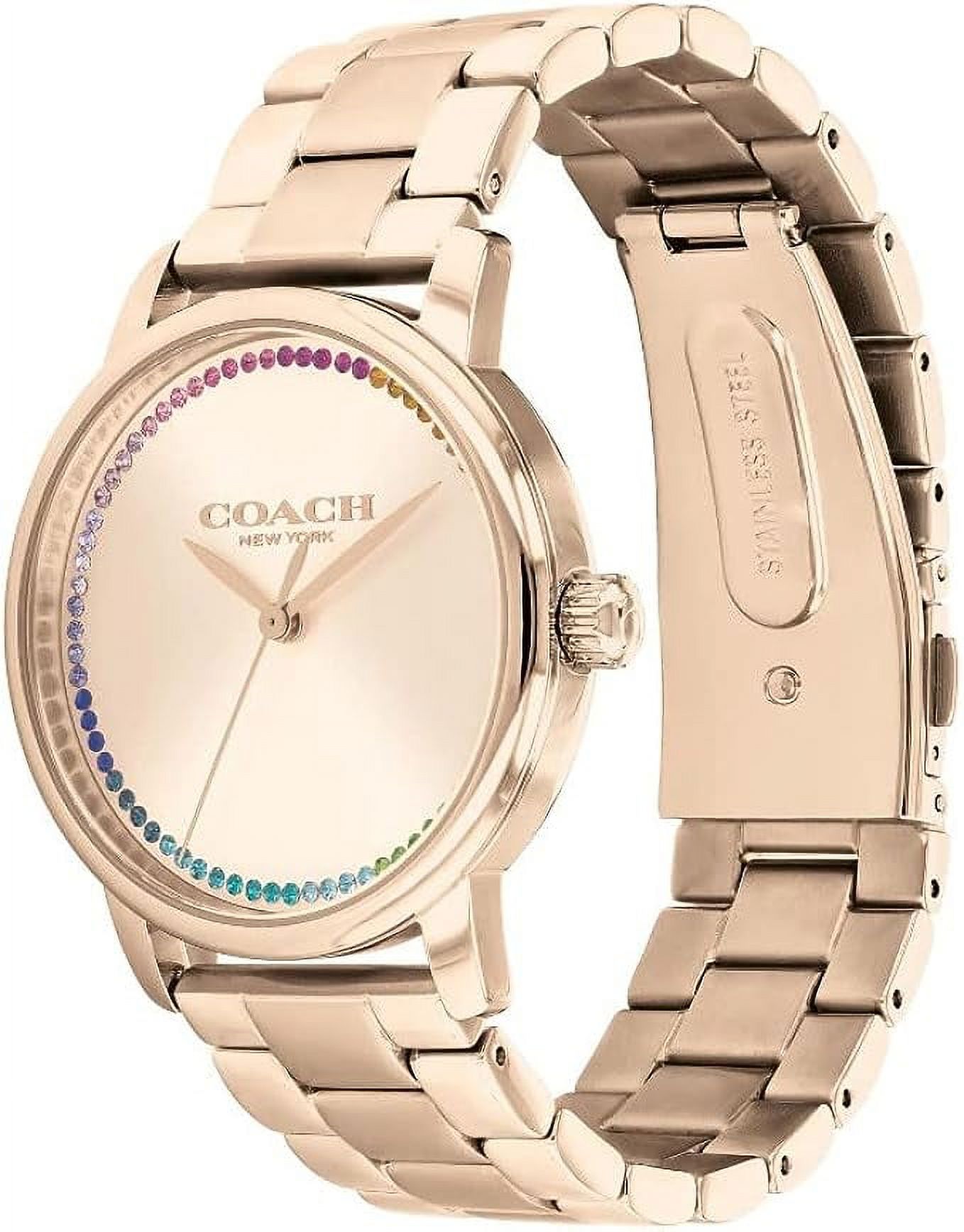 Coach 36mm Grand Pale Rose Gold Tone Women