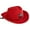 Red, variant on EnJoCho Summer Sun Straw 6 Colours Beach Girls Boys Kids Child Western Cowboy Hat 2 To 6Y Cute Beach Sunhat Casual Outdoor Caps