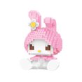 thumbnail image 1 of Nano ladrillos Hello Favors Kitty Kuromi Mini conjuntos de bloques de construcción de dibujos animados juguetes para premios regalos de cumpleaños kits de bloques de ladrillos, 1 of 4