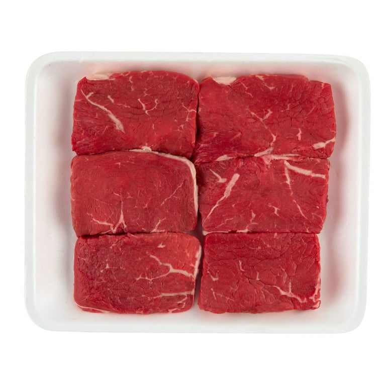 Top Sirloin Beef Steak, 4 or 6 per Tray, Family Pack, Fresh, 1.2 - 2.0 lb