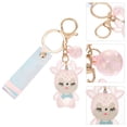 thumbnail image 3 of EeaseCA Luminous Sika Deer Keychain Animal Key Chain Key Ring Car Keychain Accessories, 3 of 7