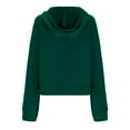 thumbnail image 4 of Patlollav Womens Hooded Coat Solid Color Pocket Jacket Tops, 4 of 6