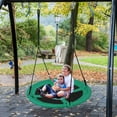 thumbnail image 4 of Costway 40'' Flying Saucer Tree Swing for Kids - Adjustable Height, Indoor/Outdoor, Dark Green, 4 of 10
