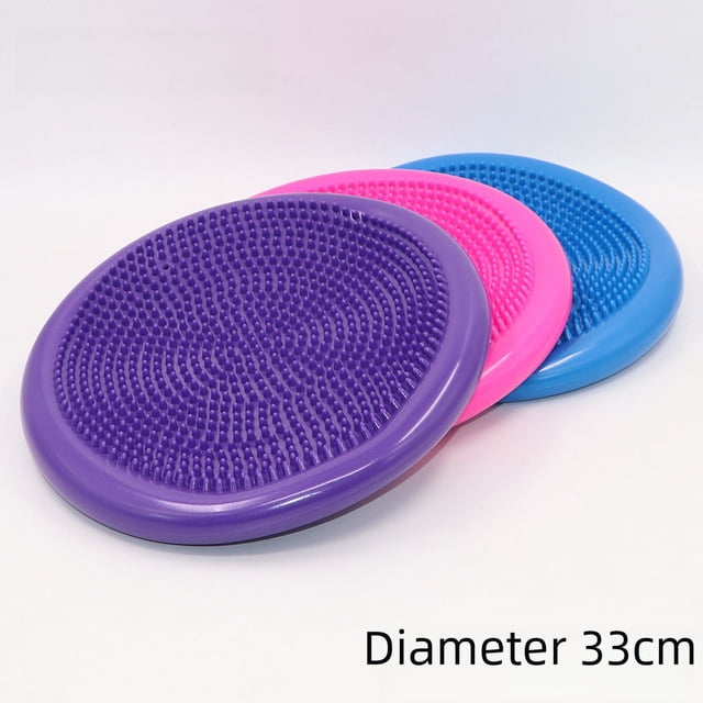 Cojín inflable de yoga a prueba de explosiones engrosado, pelota de equilibrio, almohadilla de equilibrio de yoga, placa de equilibrio, cojín de masaje, entrenador de equilibrio