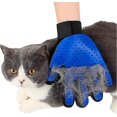 thumbnail image 4 of [upgraded 2-in-1 Blue Pet Grooming Glove, Xqday Dog And Cat Hair Remover Mitt With, 4 of 5