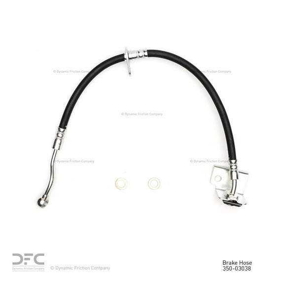Front Right Dynamic Friction Company Brake Line Hose 350-03038 For 2006-2011 Hyundai Accent