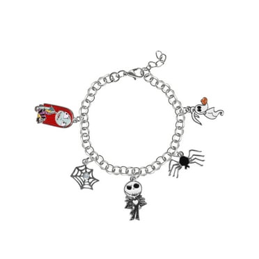 Disney Girl’s The Nightmare Before Christmas Charm Bracelet, 7-Inch   1-Inch Extender