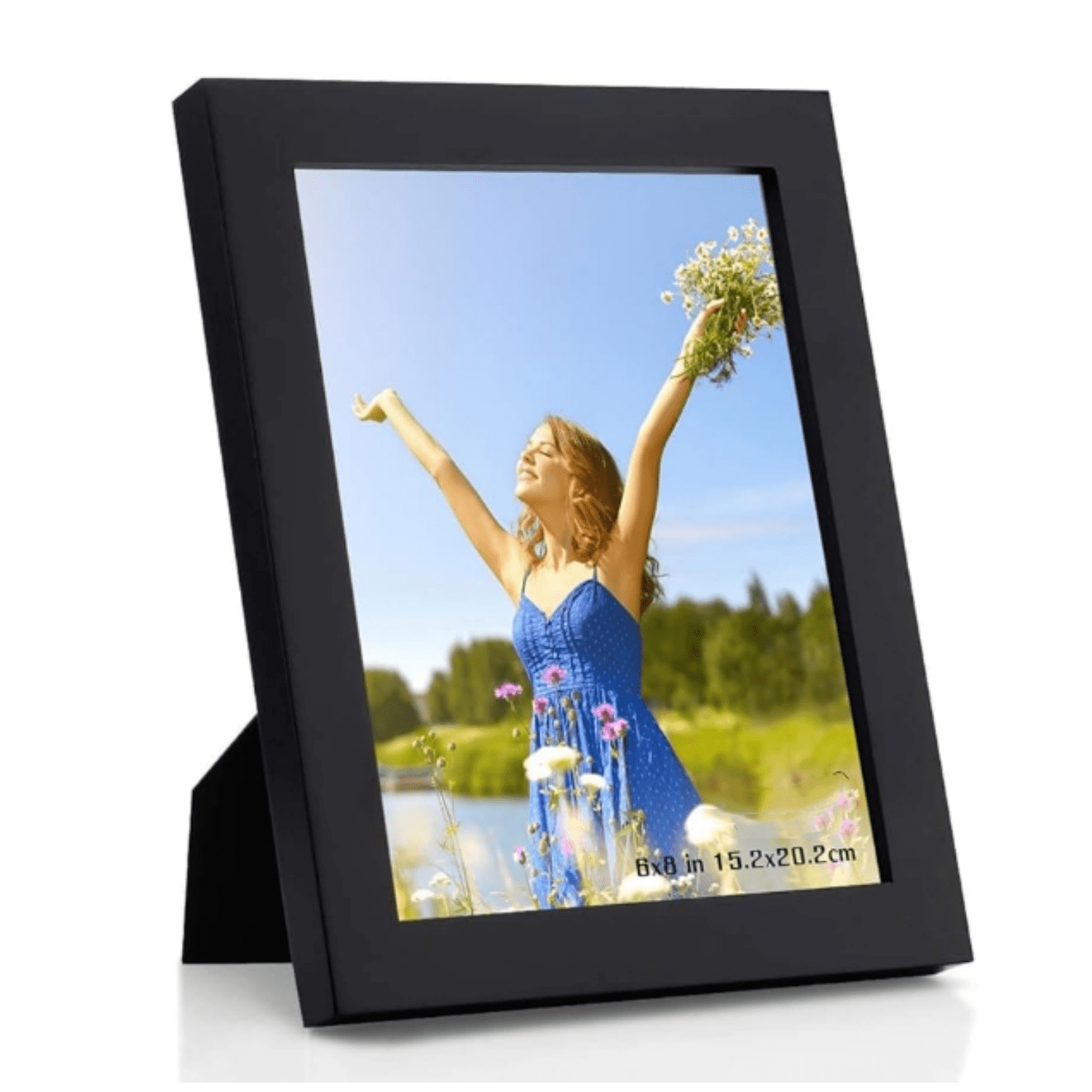Americanflat 11x14 Picture Frame Polished Crystal Clear Glass