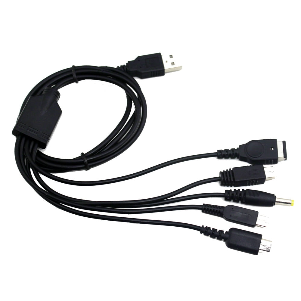Nuolin 5in1 Usb Charging Cable Charger For Psp Nintendo Wii U Gba Sp 3ds Ndsl Xl Dsi 1 Walmart Com Walmart Com