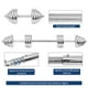 thumbnail image 5 of Set De Mancuernas C/ discos 30 kg Altera  CONECT-30-PL Plata, 5 of 6