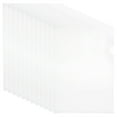thumbnail image 2 of EeaseMX Carpeta de documentos transparente de 12 Uds., Carpeta de plástico tipo L, copia segura, bolsillo para proyectos, tamaño carta de EE. UU. / A4 en color transparente, 2 of 7