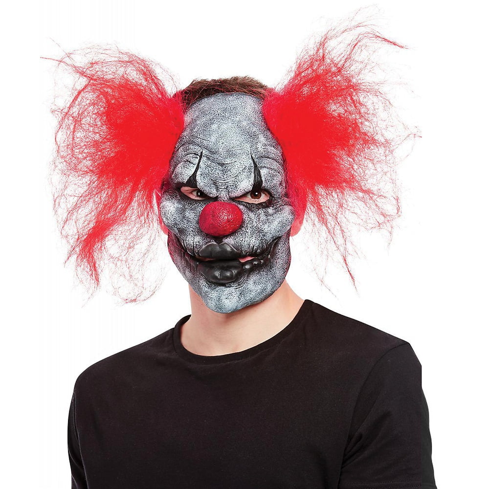 Troll Mask Black Latex Halloween Costume Half Face Washable Full Cover 