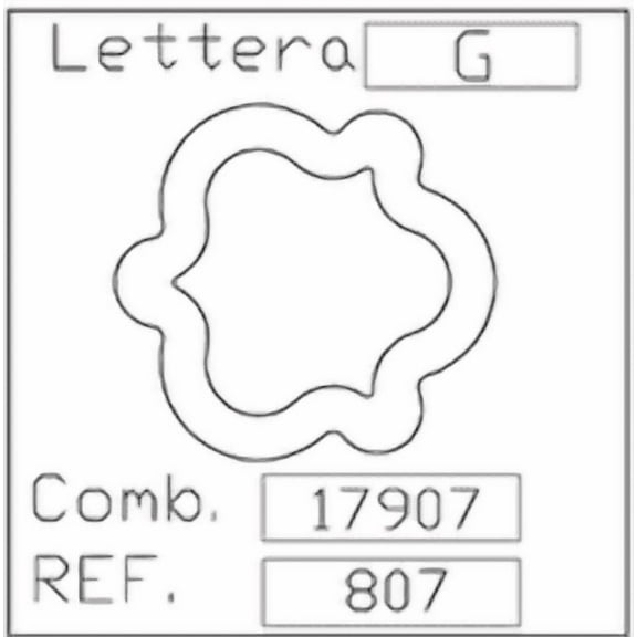 OEM Replacement Wheel Lock Key Fits Audi 807 (G) European Made NEW