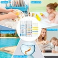 thumbnail image 7 of JUNDALIE Pool and Spa Test Strips, 100 Strips Pool Testing Kit, Accurate Pool Test Strips for Chlorine, Bromine, pH, Alkalinity, Cyanuric Acid and Hardness, Pool Water Quality Tester(6 in 1), 7 of 7