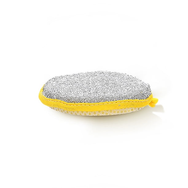 Utensilios de Cocina de Madera Pulpa de Madera Comprimida Natural Limpia Esponja de Lavavajillas, Esponjas de Limpieza Absorbentes Y Libres de Aceite Cocina
