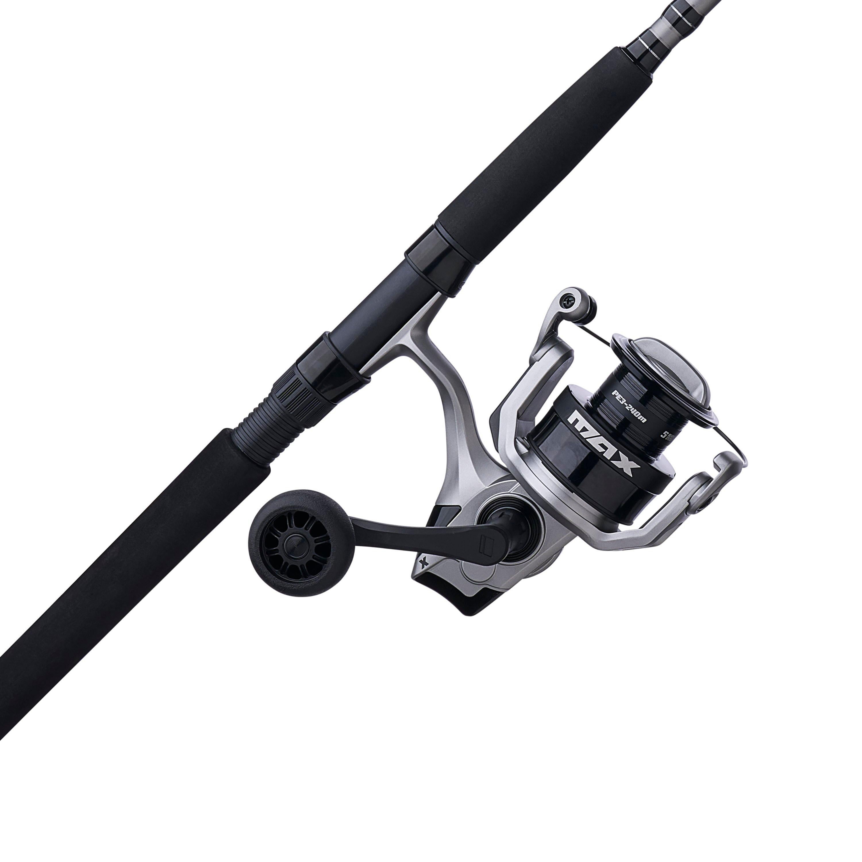 Abu Garcia Max X Spinning Fishing Combo, 7' Heavy Rod, 6000 Size Reel