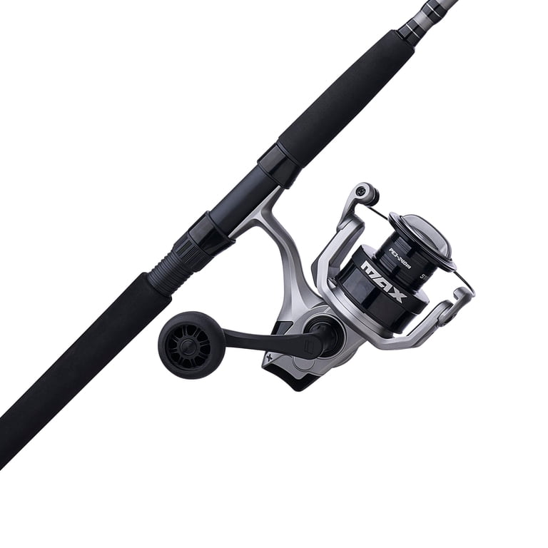 Abu Garcia Max X Spinning Fishing Combo, 7' Heavy Rod, 6000 Size