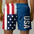 thumbnail image 5 of BiZtdJrK Lightening Sale, Mens Big and Tall Swim Trunks 4th of July USA Flag Patriotic Board Shorts 2025 Summer Quick Dry Surf Bathing Suit with Pockets Beach Outfits Multicolor XXXXL, 5 of 6