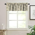 thumbnail image 4 of Coffee Kitchen Valances Curtain Rod Pocket Abstract Vintage Rustic Farmhouse Kitchen Decor Printed Window Valances Short Curtain for Living Room Bedroom Bathroom 54 x 18 Inch 1 Panel, 4 of 5