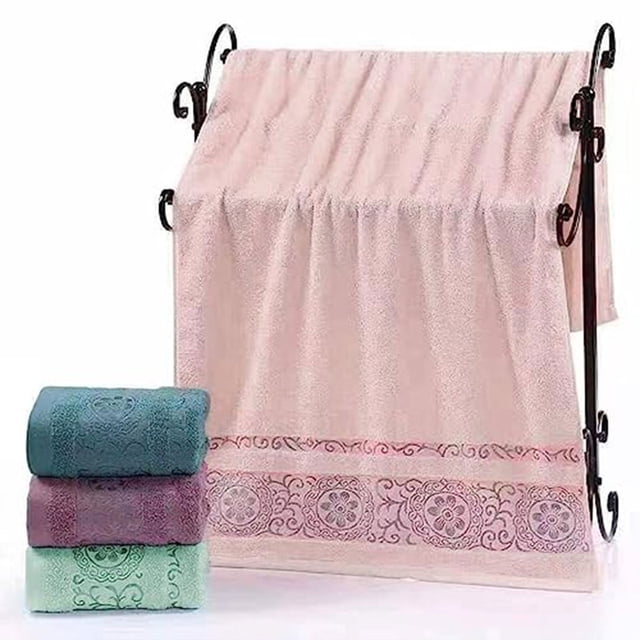 Toallas de Medio Baño MELOCOTTON HOGAR Surtidas 140x70cm Suave Y Absorbente