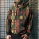 thumbnail image 3 of Sudaderas con capucha con patrón de cuadros para hombres, jerséis con estampado 3D de bloques de Color, Tops de calle Unisex, sudaderas sueltas, 3 of 5