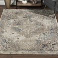 thumbnail image 1 of HomeRoots 491944 5 x 8 ft. Ivory Oriental Distressed Rectangle Area Rug, 1 of 1