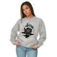 thumbnail image 3 of Diamond Bleeding Heart Compass Sweatshirt for Men or Women Brisco Brands S, 3 of 6