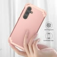 thumbnail image 6 of Allytech Heavy Duty Case for Samsung Galaxy S24, Soft TPU + Rugged PC Triple-Layers Four Corners Protection Shockproof Anti-Scratch Case for Samsung Galaxy S24 - Rosegold, 6 of 7