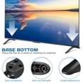 thumbnail image 2 of Hemobllo 2-Pack Black TV Riser Stand Universal Fit Stable Base for Home and Office Use, 2 of 8