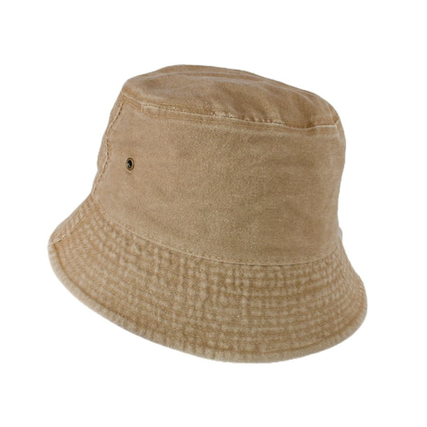 abortus Gooi grillen SANWOOD Bucket Hat Khaki,Fisherman Hat Vintage Foldable Denim Simple Style Bucket  Hat for Men - Walmart.com