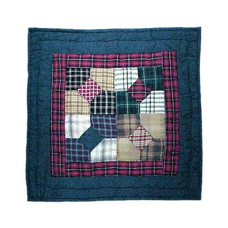 Patch Magic Bow Tie Cotton Throw Pillow