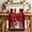 Red, variant on Red Christmas Table Runner 90 Inches Long Farmhouse Dress Scarves, Xmas Snowman Tree Snowflakes Birch Branches Dining Tablerunner for Coffee Table/Kitchen Island/Party Décor, 13" x 90"