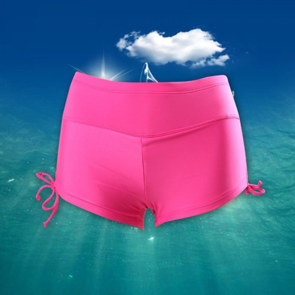 Jusfitsu High Waisted Bikini Bottom for Women Tummy Control Swimsuits  Tankini Bottom Plus Size Swim Shorts 