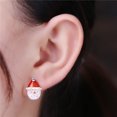 thumbnail image 3 of Pendientes de Navidad de dibujos animados de moda para mujer Pendientes de campana de Santa Wmkox8yi sjalhkljlk4509, 3 of 4