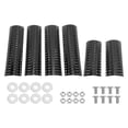 thumbnail image 2 of Grill Flame Tamers, Easy To Clean Grill Heat Plates Enamel 6pcs  for Backyard, 2 of 8