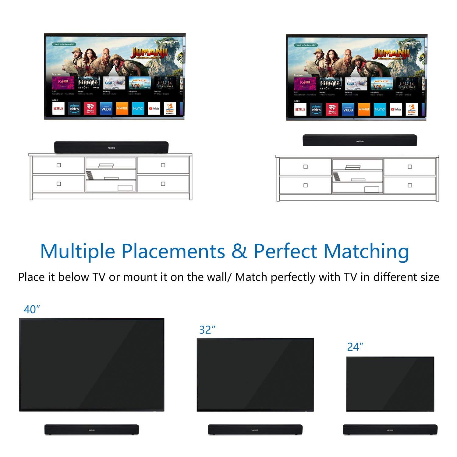 akixno bluetooth soundbar