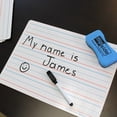 thumbnail image 4 of Flipside Products Magnetic Dry Erase Learning Mat, Two-Sided Red & Blue Ruled/Plain, 9" x 12", Pack of 12, 4 of 4