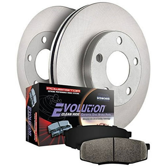 Powerstop KOE6544 PSBKOE6544 REAR DAILY DRIVER BRAKE KIT Fits select: 2012-2016 CHRYSLER TOWN & COUNTRY, 2012-2016 DODGE GRAND CARAVAN
