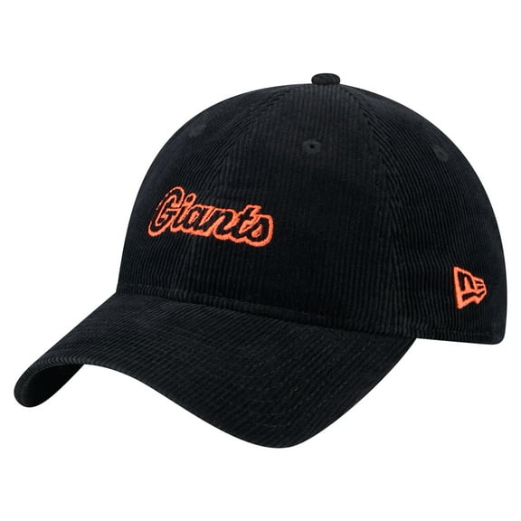 Women's New Era Black San Francisco Giants Corduroy 9TWENTY Adjustable Hat