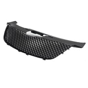 Ikon Motorsports Front Bumper Grille Fits 2007-2010 Chrysler Sebring Bently Mesh Style Black ABS Replacement Front Bumper Grille Assembly 1PC