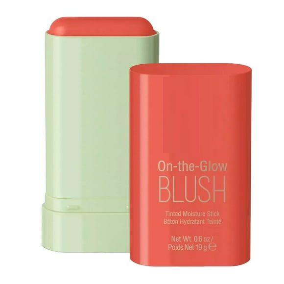 Pixi On-the-Glow Blush - Juicy, Hydrating Tinted Moisture Blush Stick with Ginseng, Aloe Vera & Fruit Extracts, For Cheeks & Lips, 19g / 0.6oz, Paraben-Free, Orange