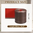 thumbnail image 2 of Moldura de zócalo flexible de vinilo Uxcell, 4 pulgadas x 3 pies, moldura autoadhesiva para paredes y pisos, grano marrón oscuro, 2 of 6
