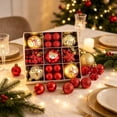 thumbnail image 6 of erdimoy 35‑Pack Christmas Ball Ornaments Set, Assorted Xmas Tree Hanging Baubles for Holiday Home Party Decoration, 6 of 6