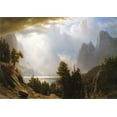 thumbnail image 2 of Bierstadt, Albert 24x18 Gold Ornate Wood Framed with Double Matting Museum Art Print Titled - King Lake, California, 2 of 4