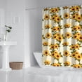 thumbnail image 2 of Waterproof Cute Sunflower Colorful Shower Curtain 72x72 Inch Boho Style Polyester Unique Shower Curtain for Bathroom Hotel Home Decor with 12 Plastic Hooks, 2 of 5