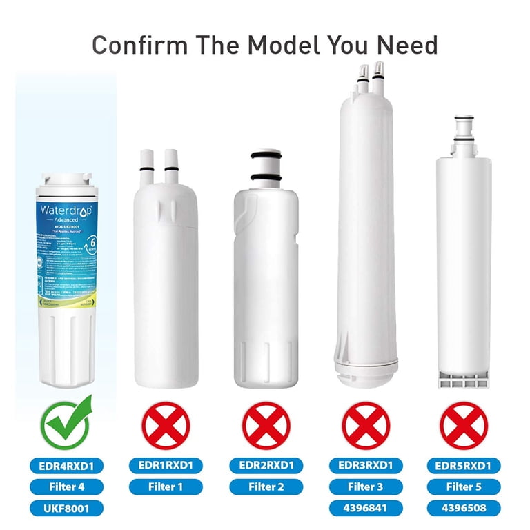 UpStart UKF8001 Water Filter Replacement For Maytag & Whirlpool Refrigerators - Denali Pure