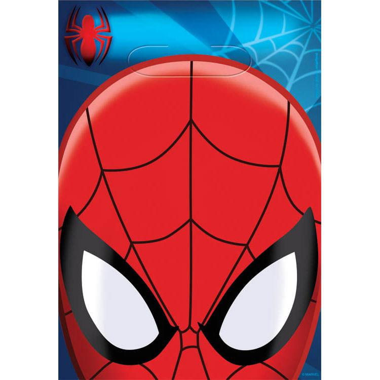 6 Marvel Ultimate Spiderman Birthday Party Loot Treat Favor Gift Bags
